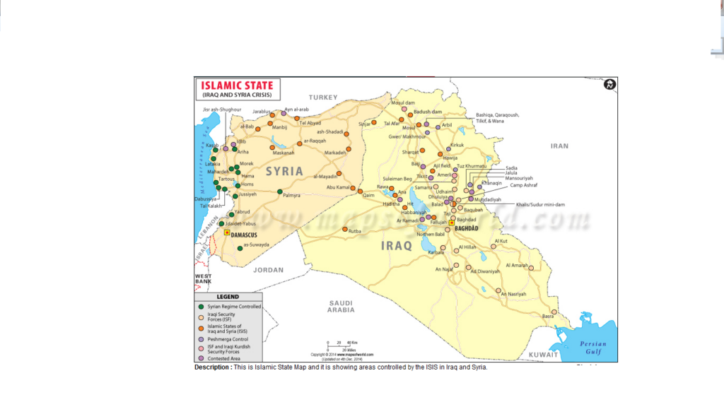 Map ISIS